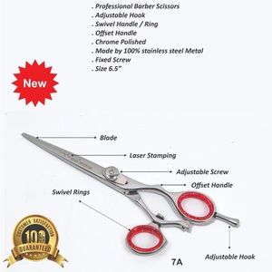 New Swivel thumb professional barber hair dressing scissor stainless steel